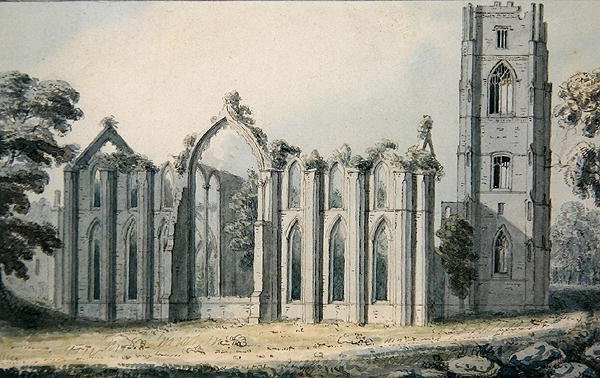 Fountains Abbey (for par se 264335) av Moses Griffith