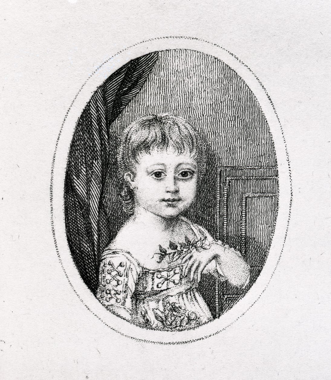 Frøken Elizabeth Randles, ca. 1804 av Moses Griffith
