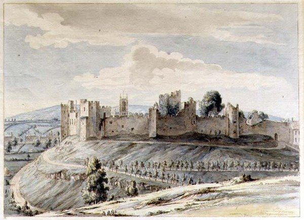 Ludlow slott av Moses Griffith