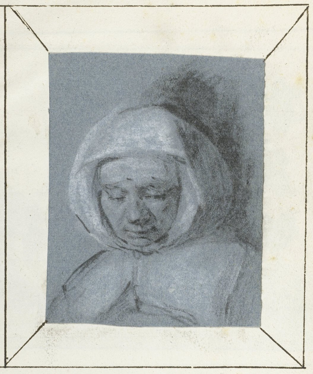 Studie av en kvinnes hode av Moses Ter Borch