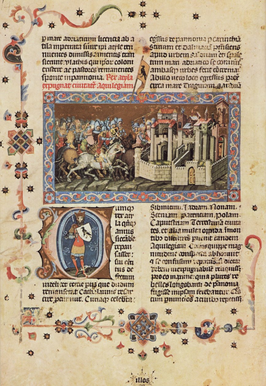 Illuminated Chronicle; Chronicon Pictum; Picture Chronicle 14 av Márk Kálti