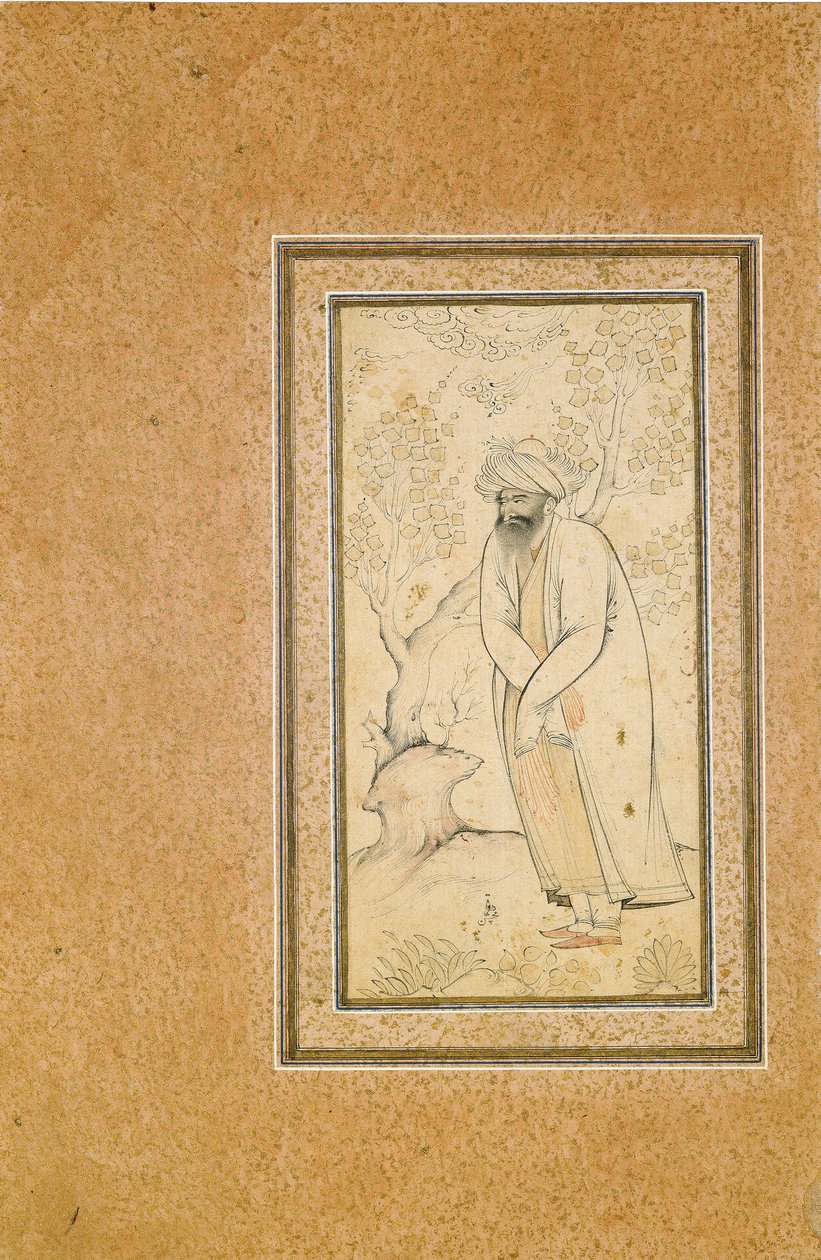 En stående dervisj av Muhammad Muhsin