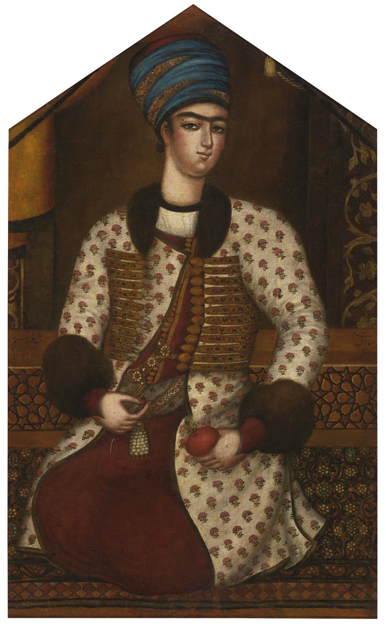 Portrett av Rustam Khan Zand av Muhammad Sadiq