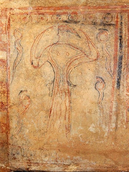 Larnax (keramikk) (se også 288284-288289) av Mycenaean