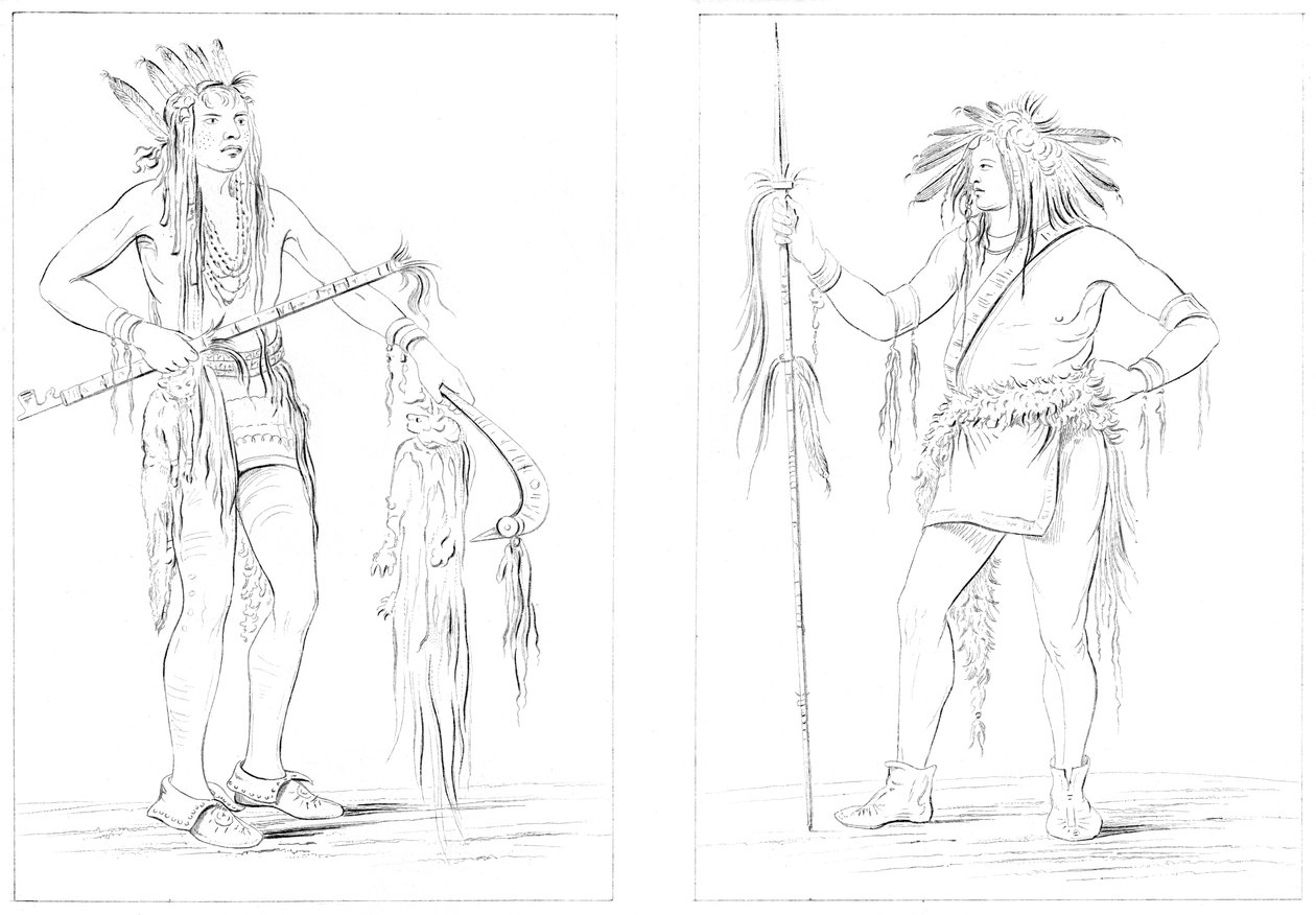 Chippewas, 1841. av Myers and Co