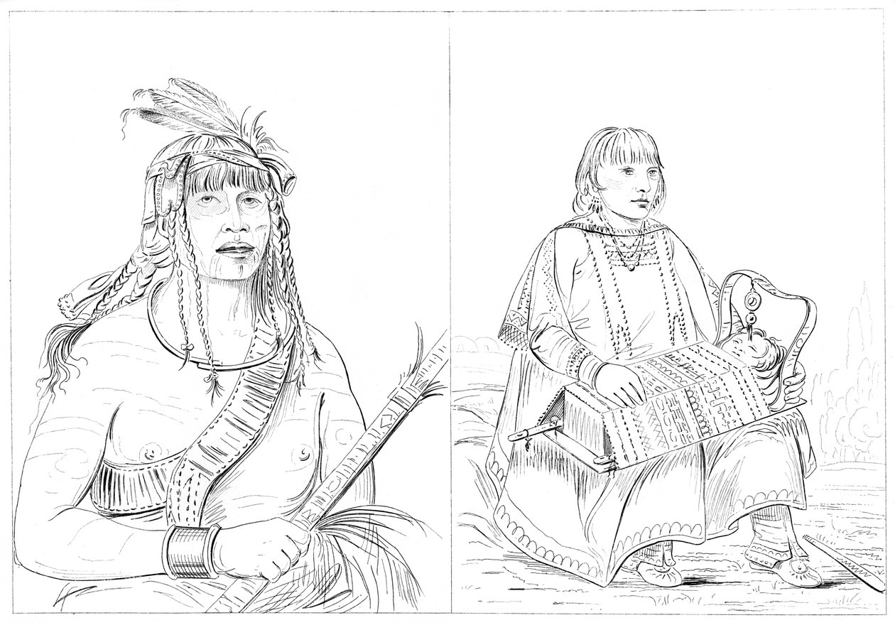 Chippewas, 1841. av Myers and Co