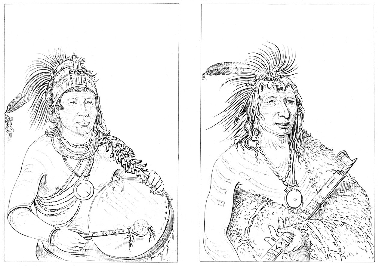 Sioux, 1841. av Myers and Co