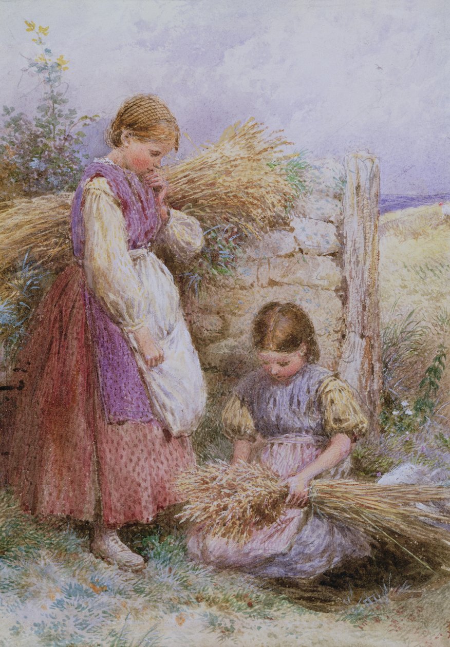 The Young Gleaners av Myles Birket Foster