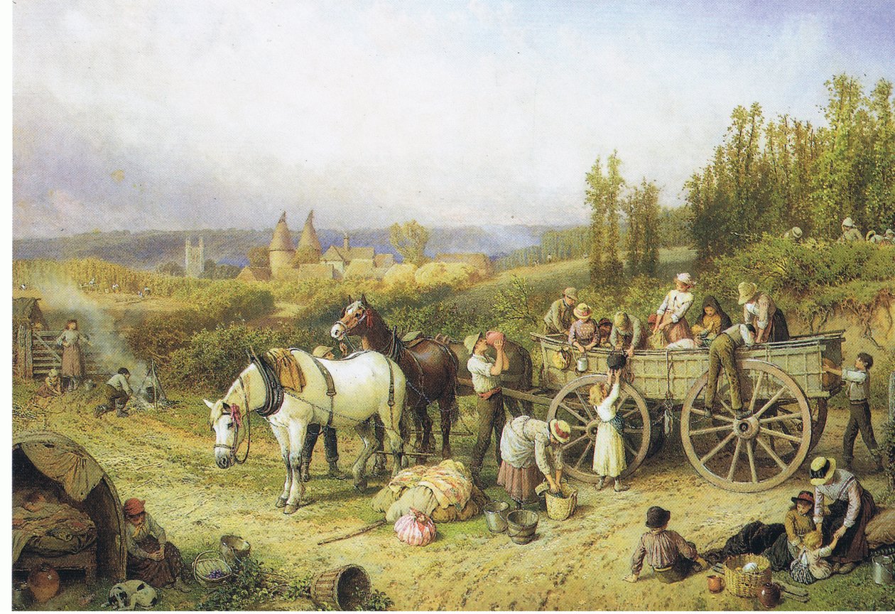 Gårdsvogna av Myles Birket Foster