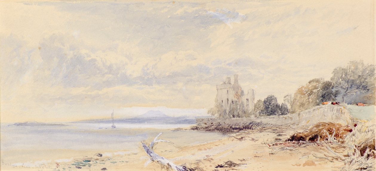 Barnbogle Castle, Firth of Forth av Myles Birket Foster