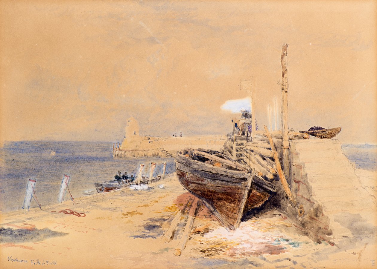 Newhaven, Firth of Forth av Myles Birket Foster