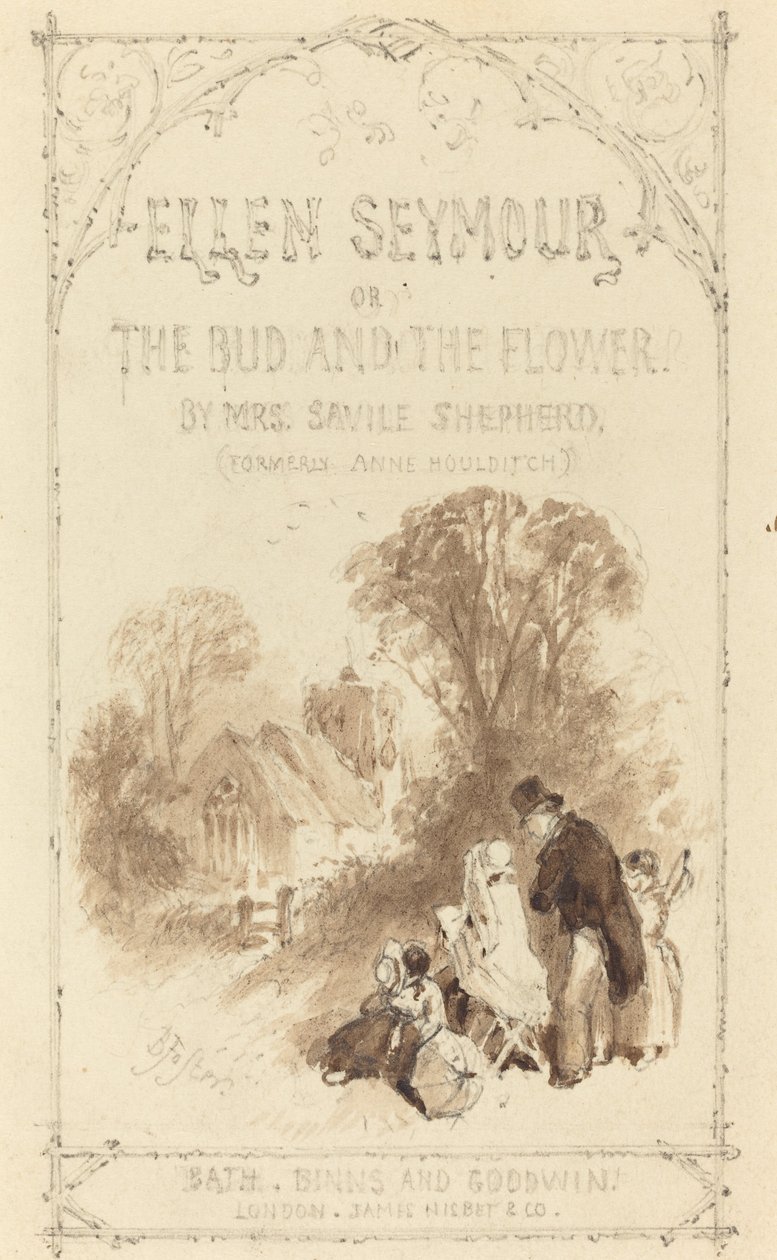 Tittelside for "Ellen Seymour" av Myles Birket Foster