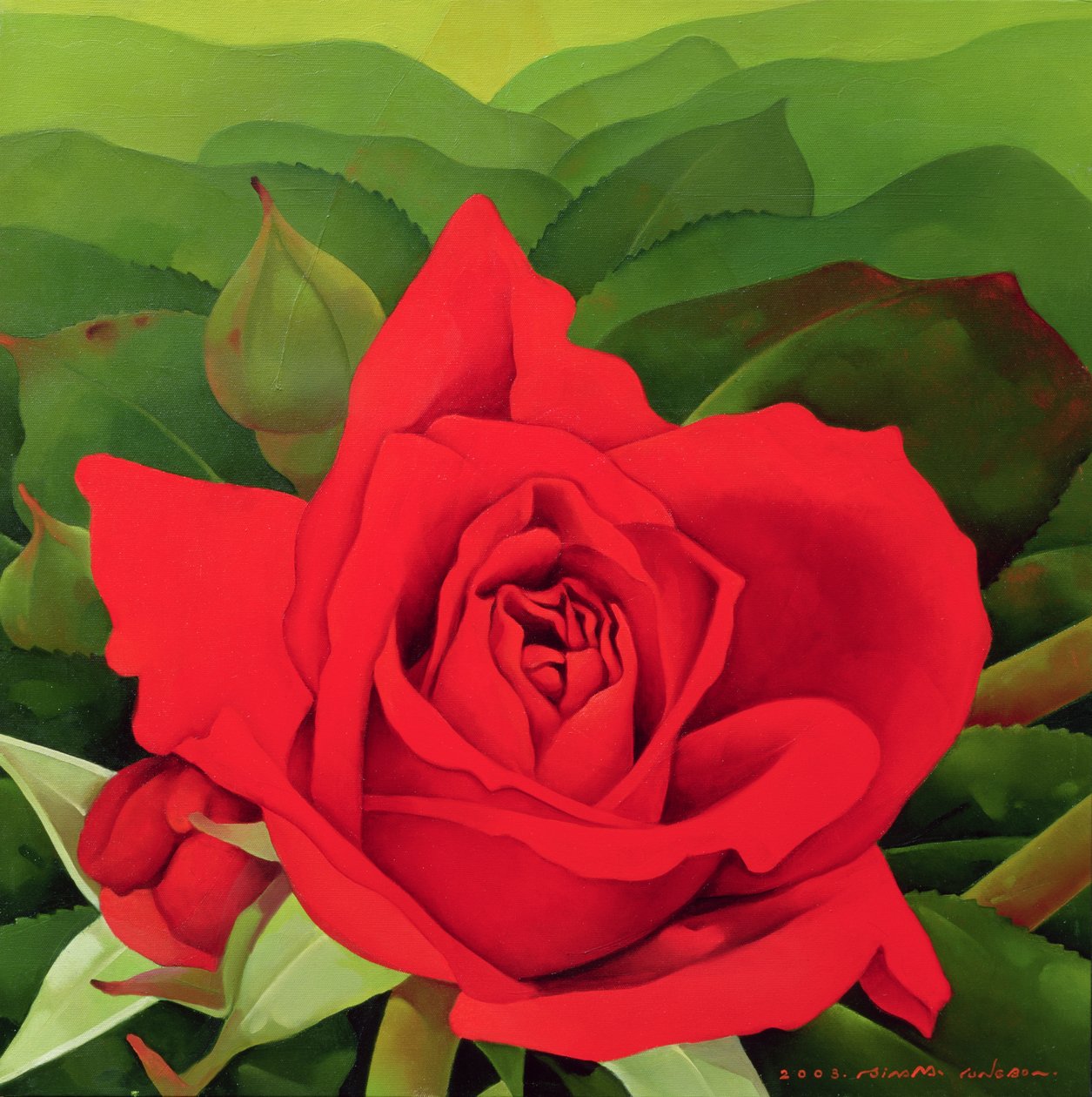 Rosen, 2003 av Myung Bo Sim