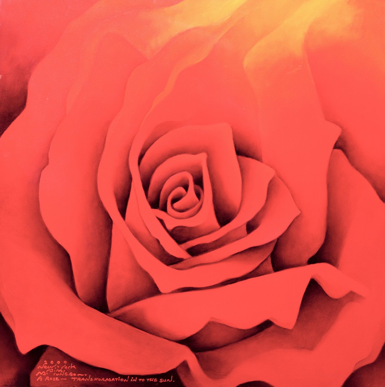 The Rose in the Festival of Light, 2000 av Myung Bo Sim