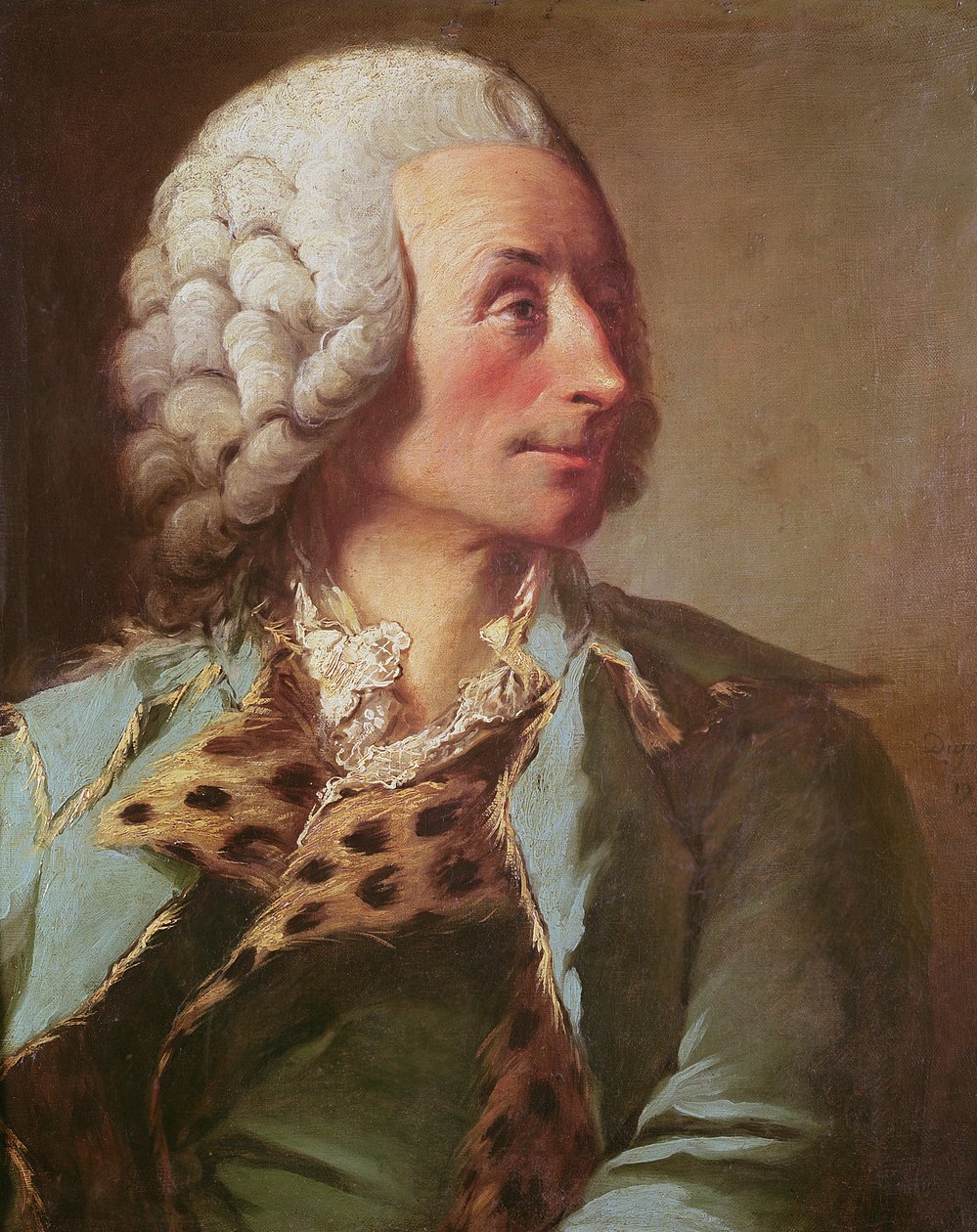 Portrett av Claude Nicolas Le Cat (1700-68) av N. Dupont