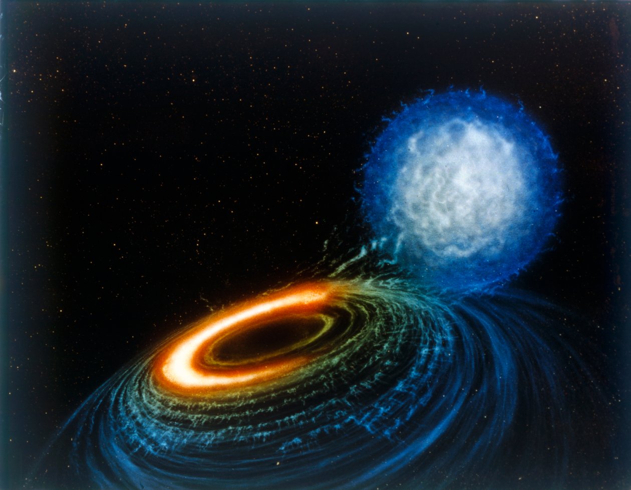 Black Hole, kunstnerens konsept. av NASA Images