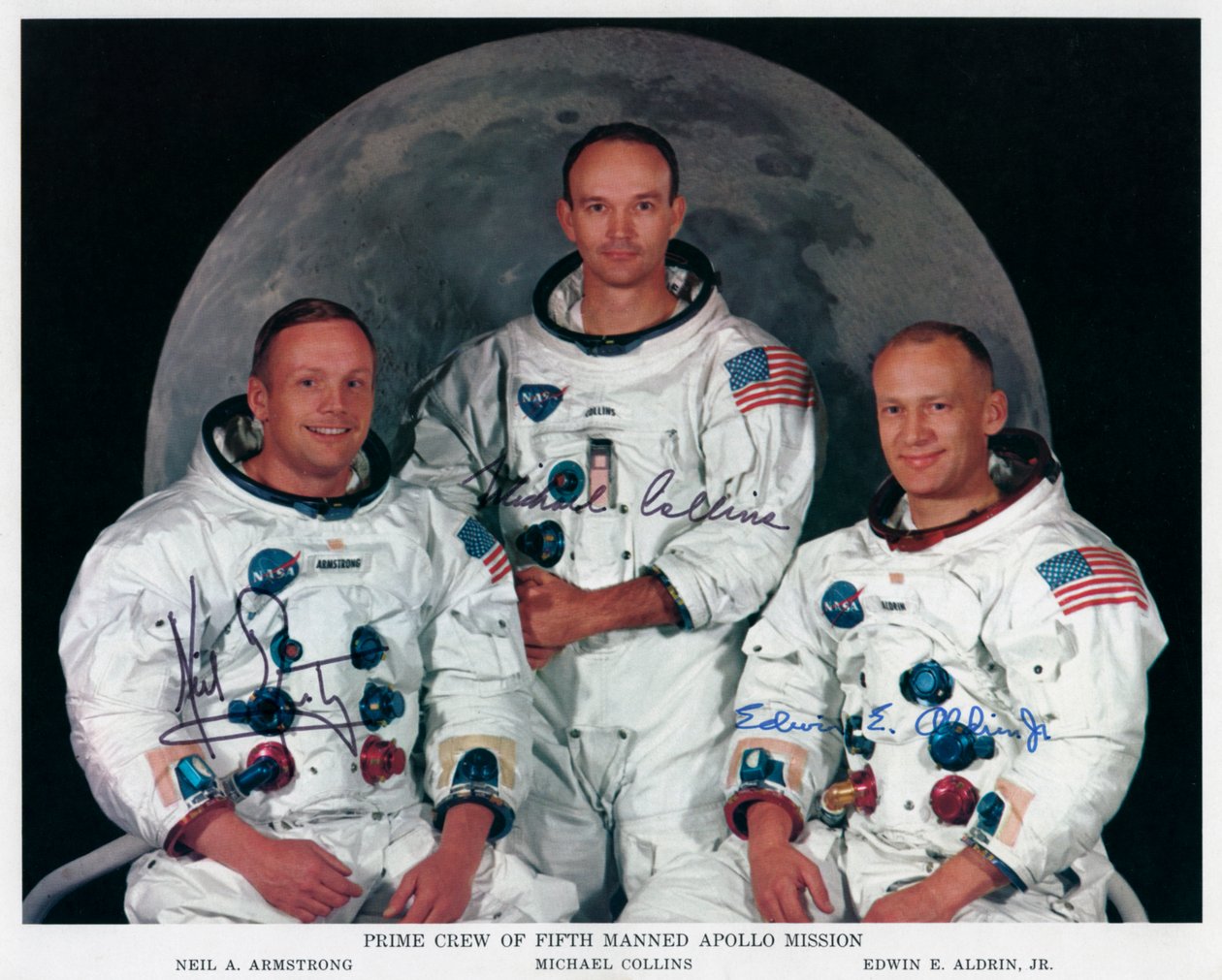 Mannskapet på Apollo 11, 1969. av NASA Images