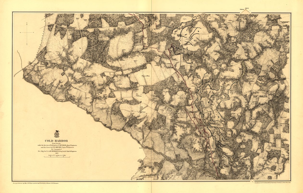 Kald havn. [1.–3. juni 1864] av N. Michler