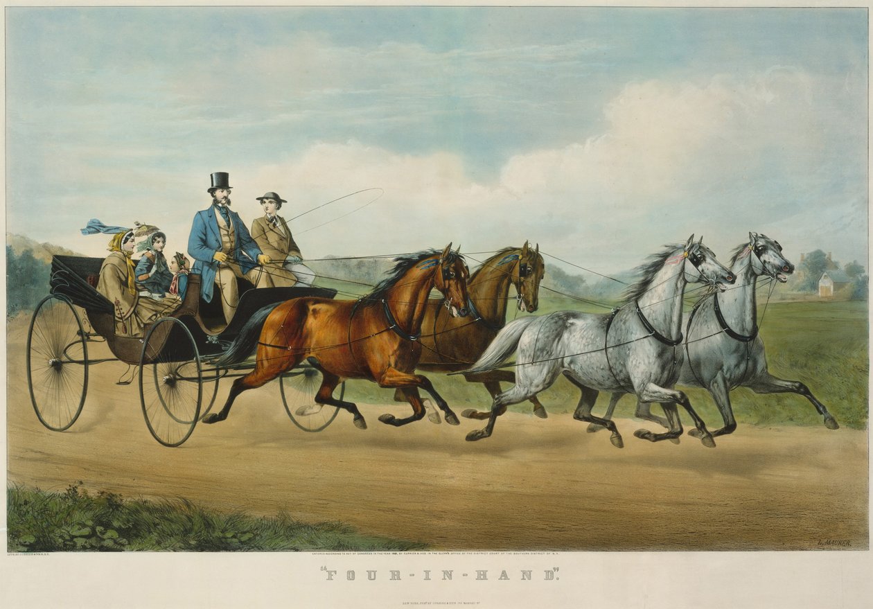 Fire-i-hånd av Currier and Ives