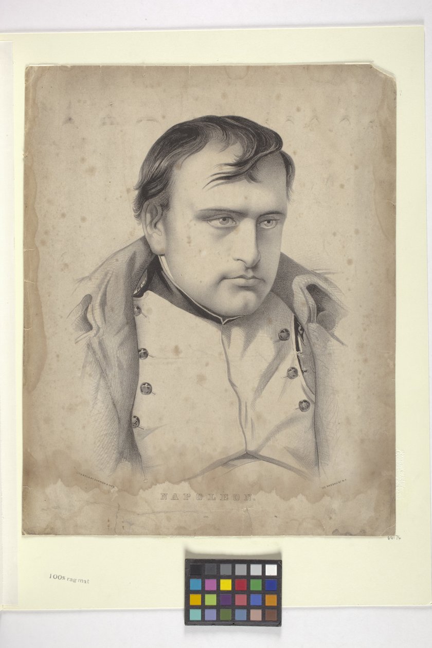 Napoleon (litografi) av N. and Ives J.M. (1824 95) Currier