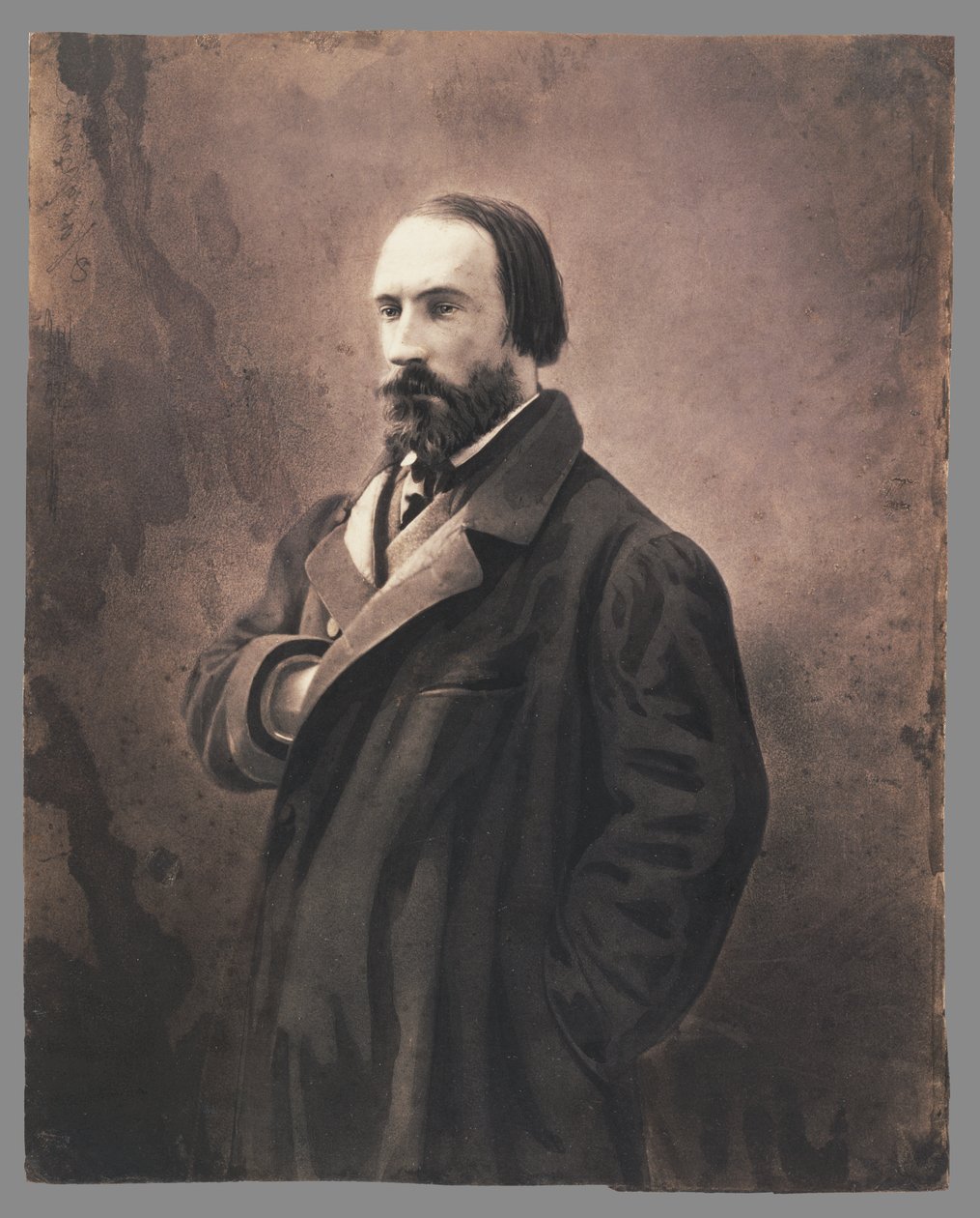 Auguste Vacquerie, ca. 1865 (fotografi) av Nadar