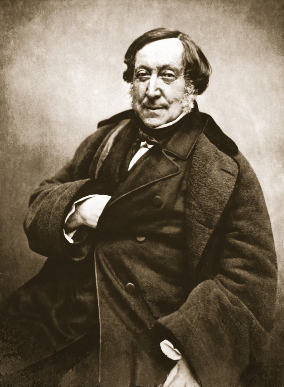 Gioacchino Rossini, 1856 (fotogravyr) av Nadar