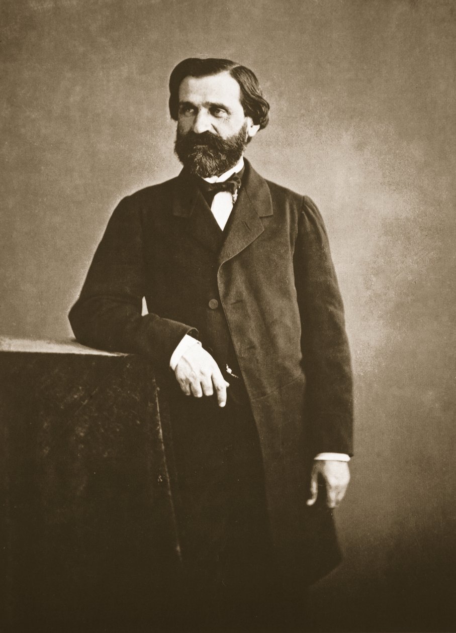 Giuseppe Verdi, 1860 (photogravure) av Nadar