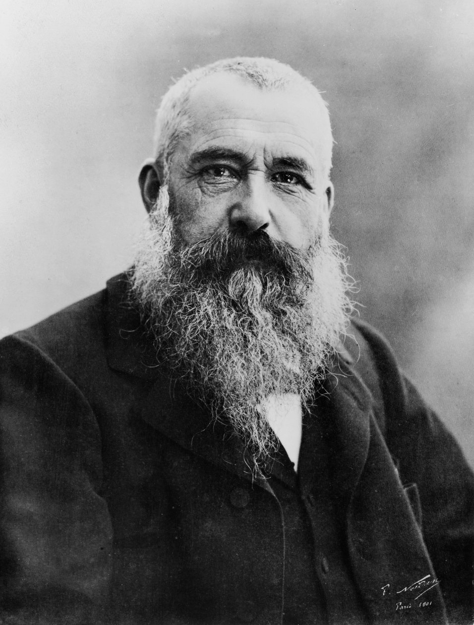 Portrett av Claude Monet, 1901 av Nadar
