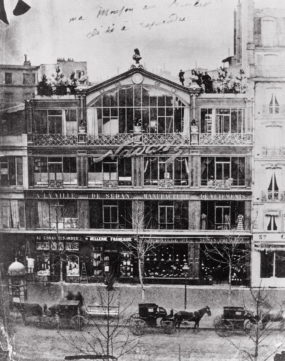 Studio av Nadar på 35 Boulevard des Capucines, Paris, ca. 1855 av Nadar