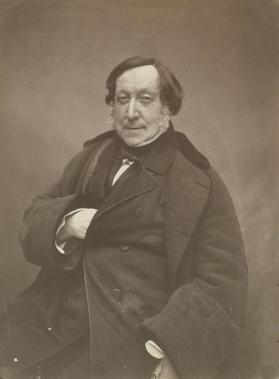 Gioacchino Rossini, mars 1856. av Nadar
