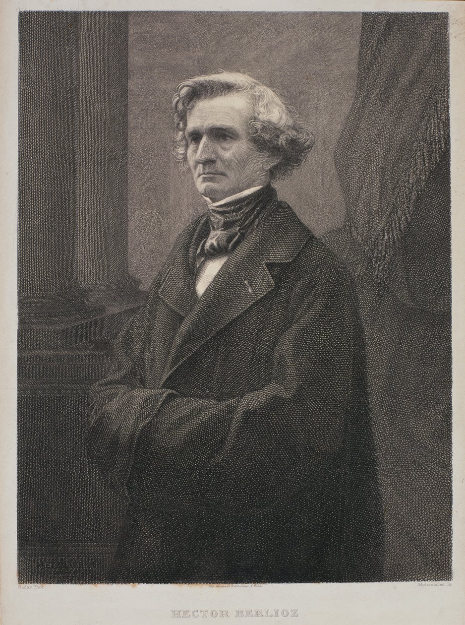 Hector Berlioz (1803-69) gravert av Metzmacher av Nadar