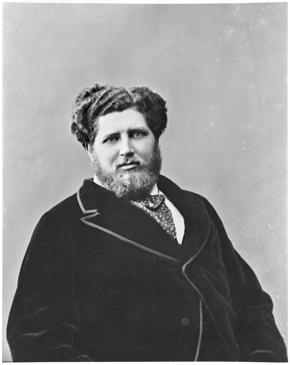 Portrett av Monsieur de Tourguenef (bw-bilde) av Nadar