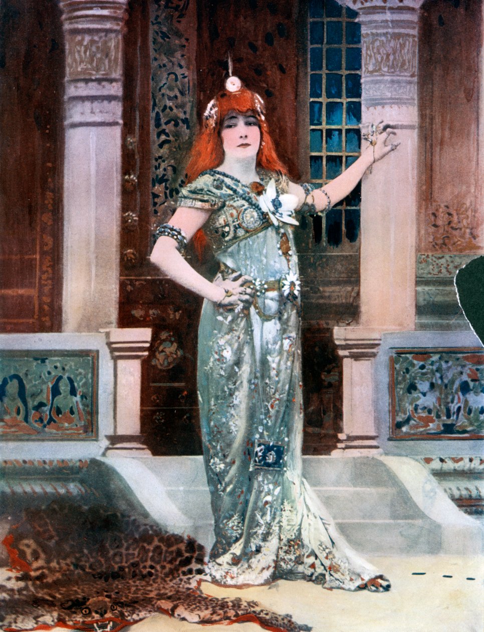 Sarah Bernhardt som Isolde, c1902. av Nadar