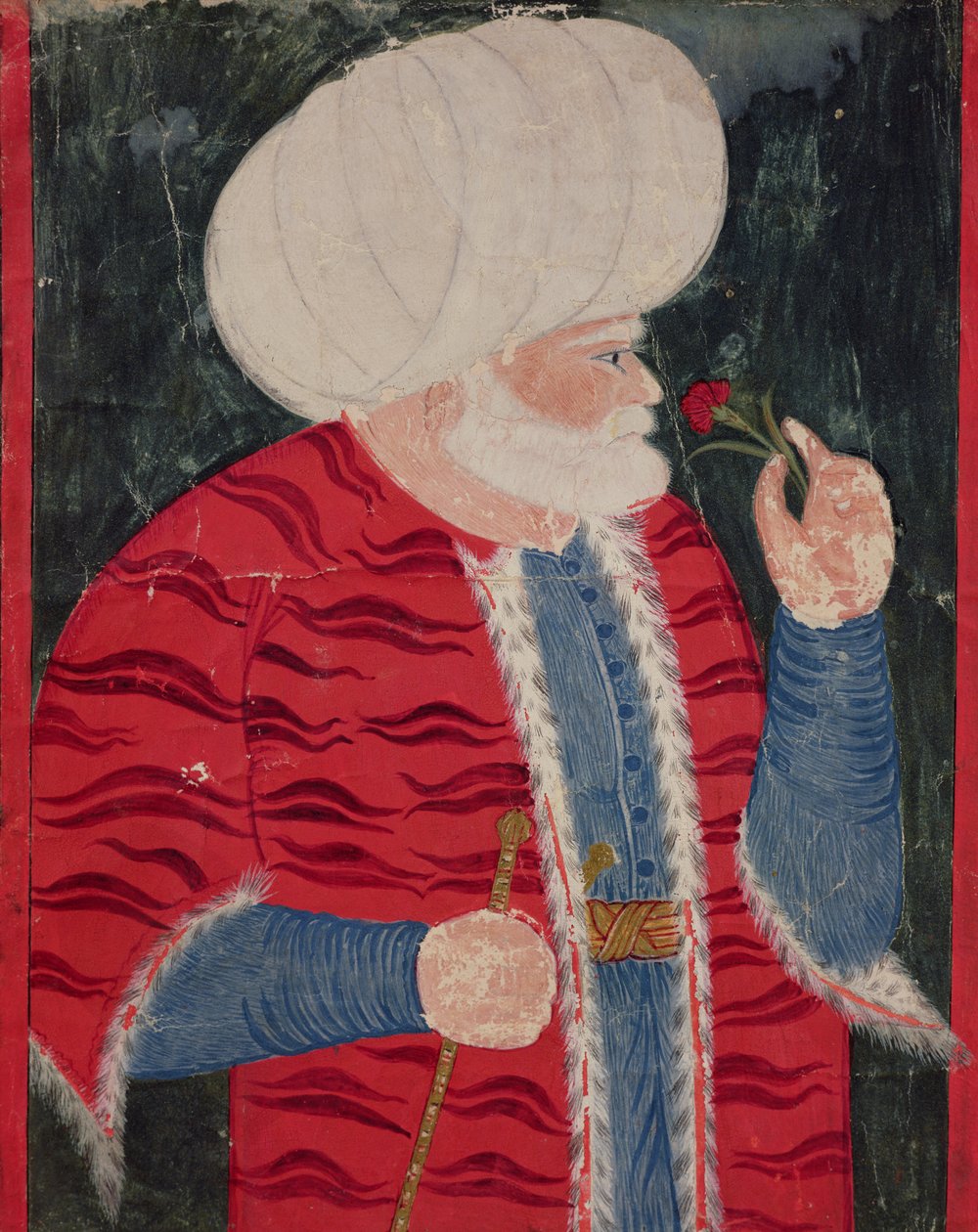 Admiral Khair-ed-din (ca. 1465-1546) 1540 av Nakkep, called Nigari Reis Haydar