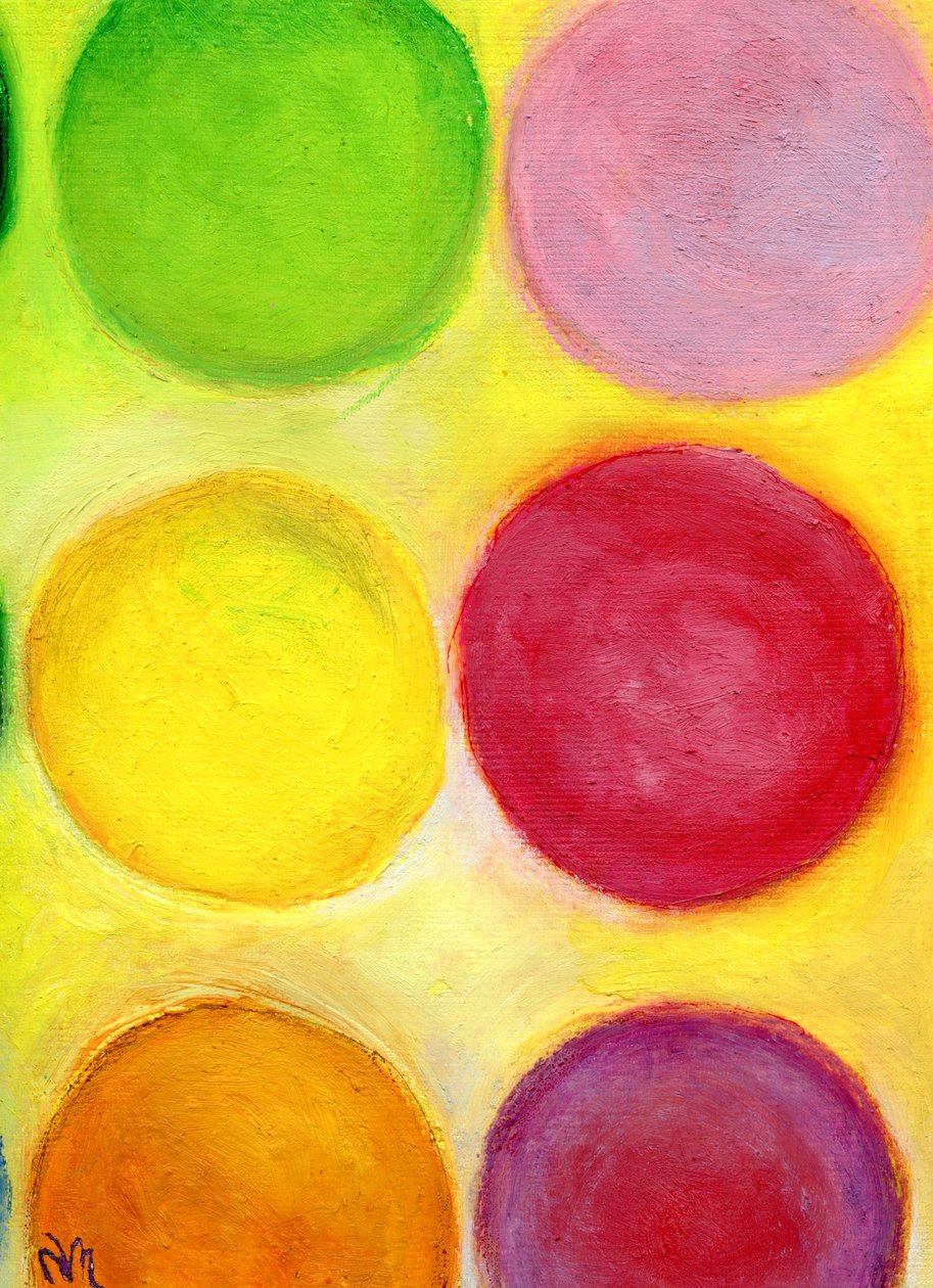 The Happy Dots 1, 2014, av Nancy Moniz Charalambous