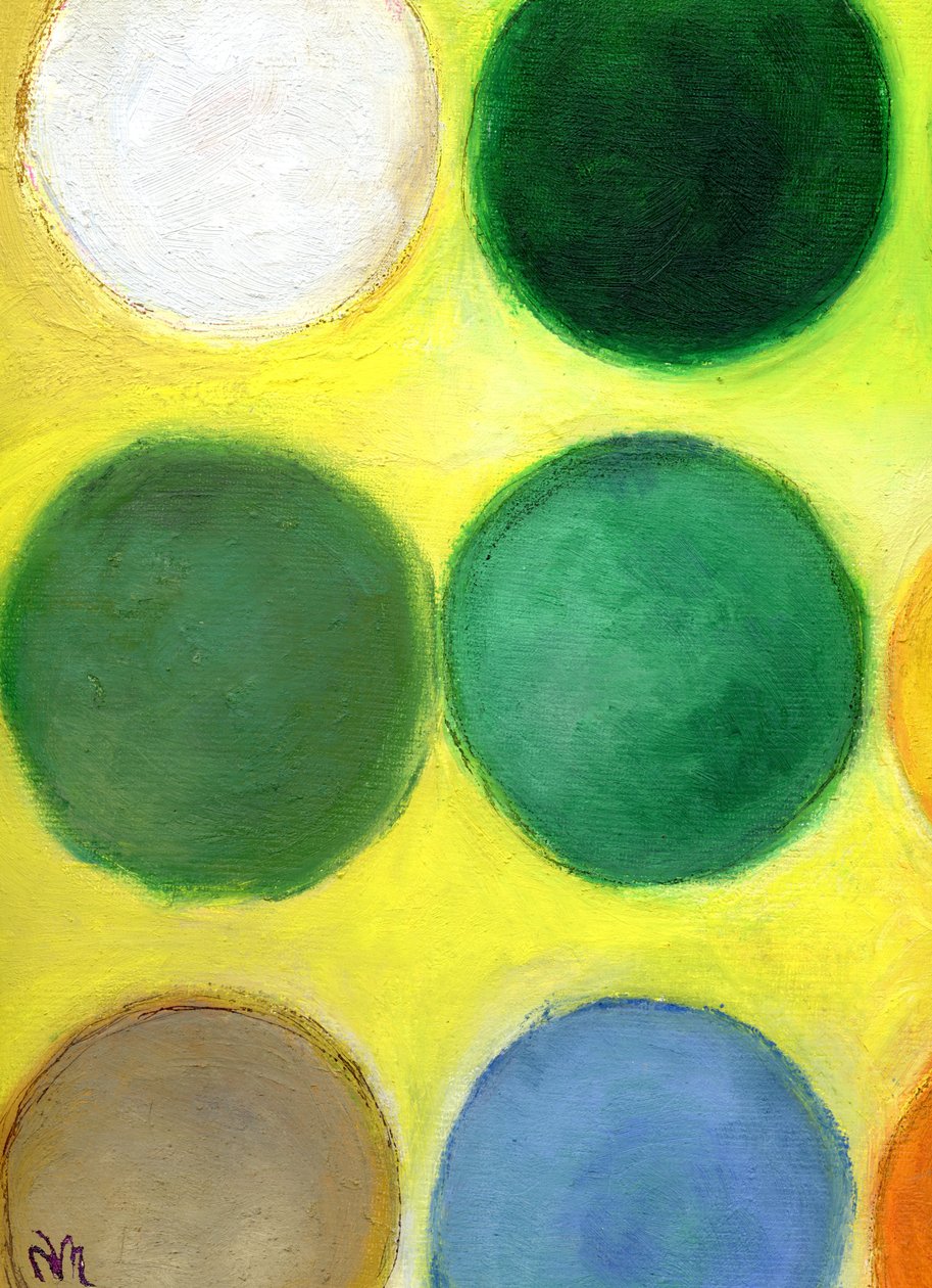 The Happy Dots 2, 2014, av Nancy Moniz Charalambous