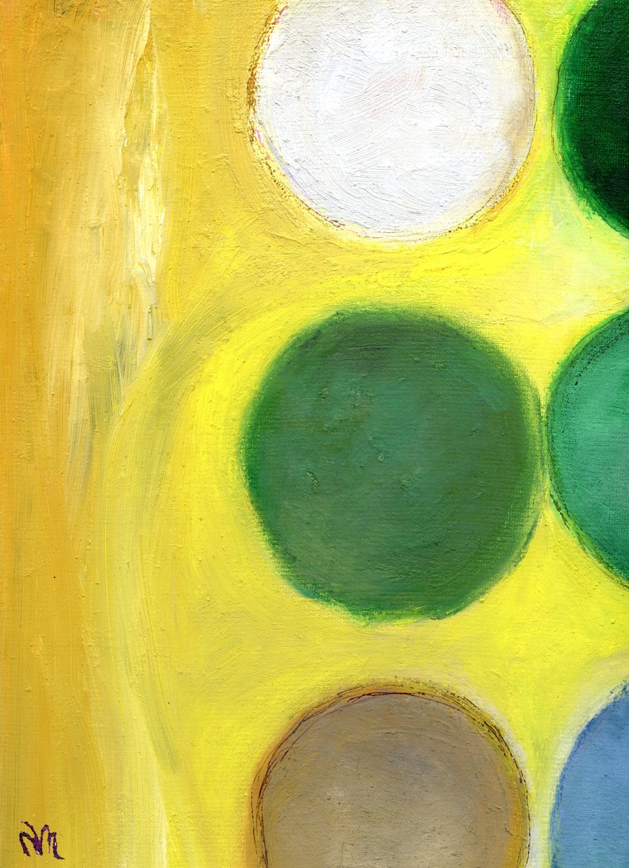 The Happy Dots 3, 2014, av Nancy Moniz Charalambous