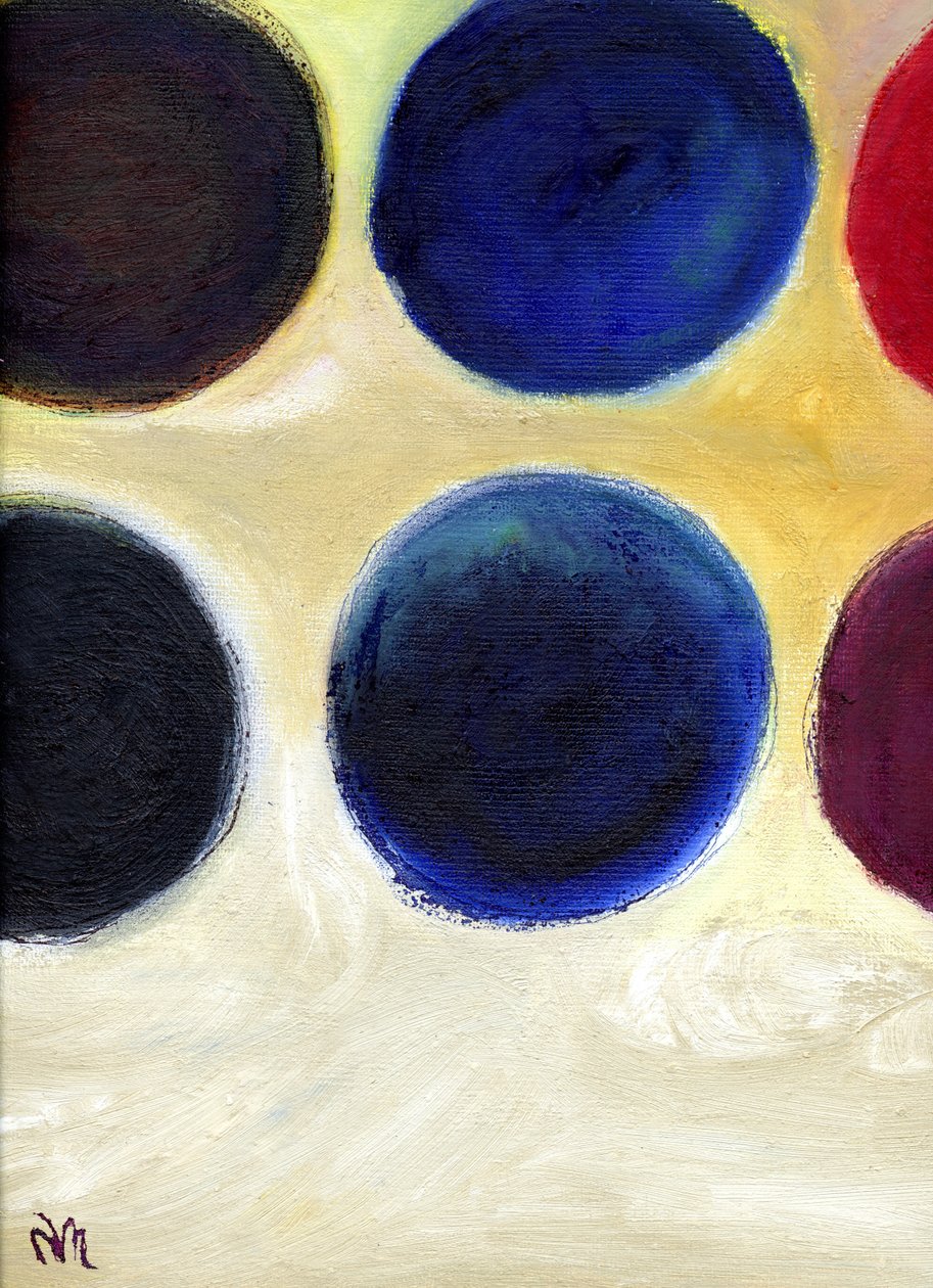 The Happy Dots 8, 2014, av Nancy Moniz Charalambous