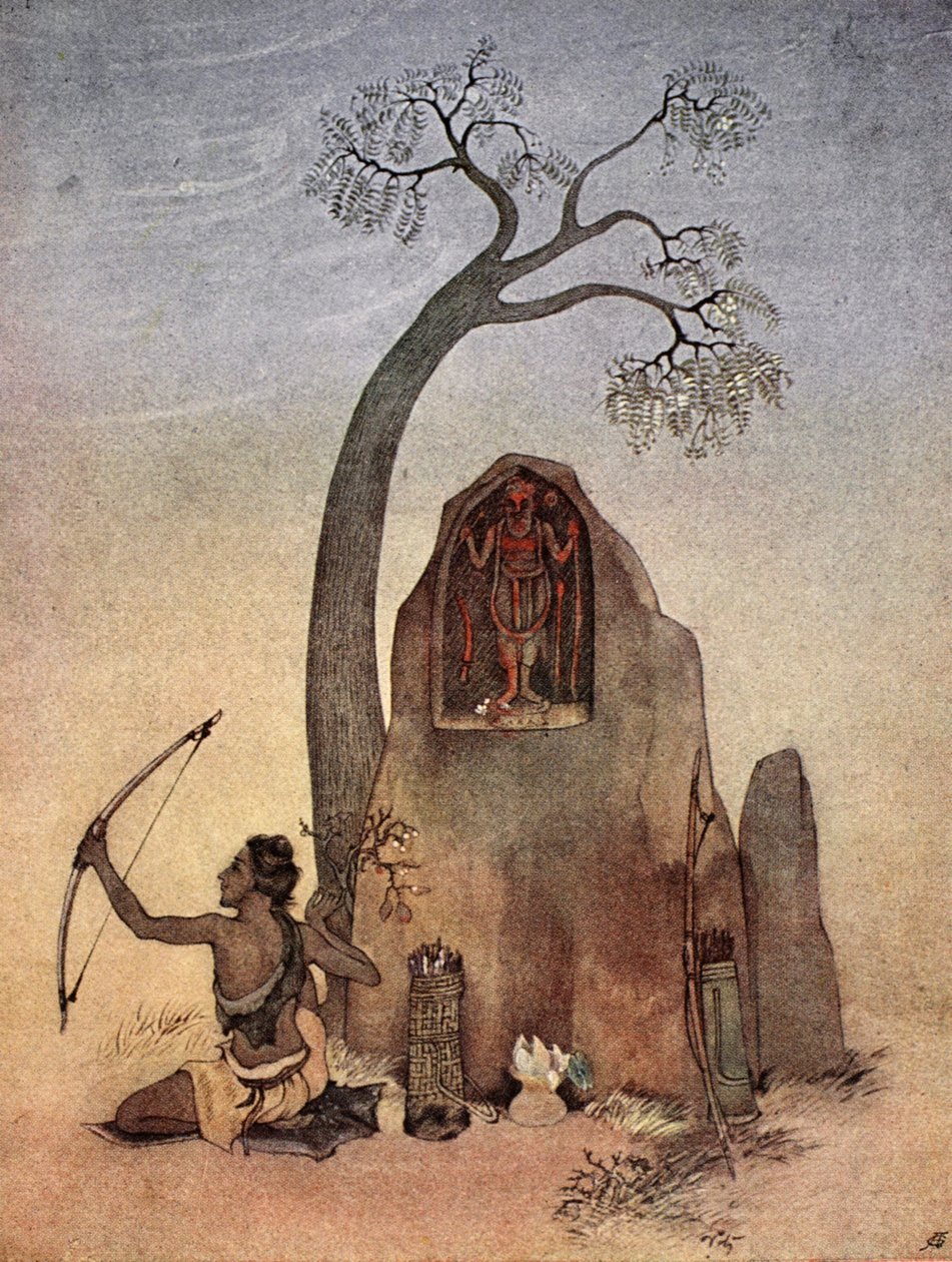 Ekalavya, 1913. av Nandalal Bose