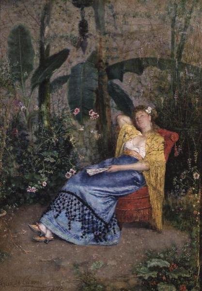En siesta i hagen av Narcisco Ruiz de Caceres