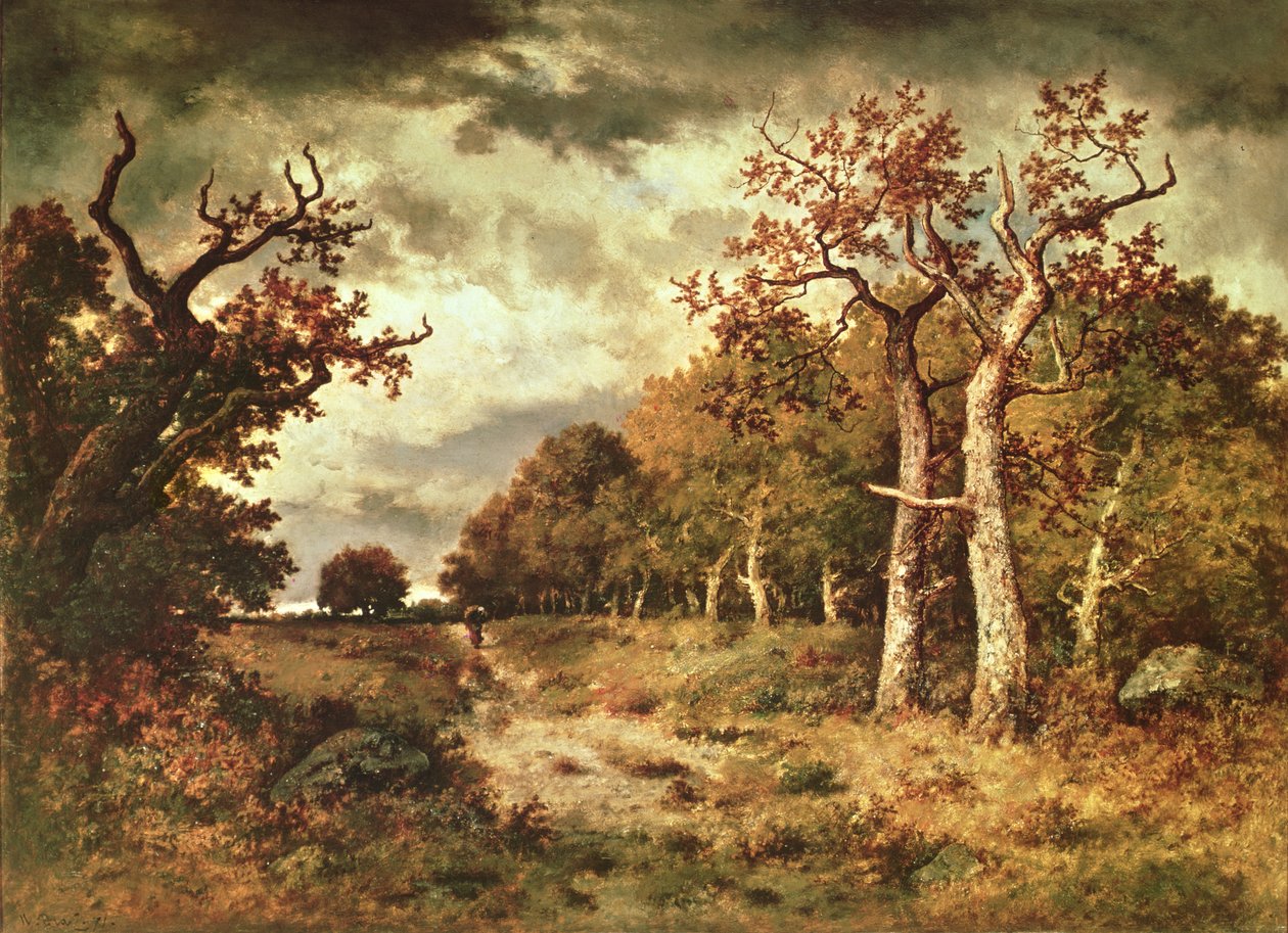 The Edge of the Forest, 1871 av Narcisse Virgile Diaz de la Peña