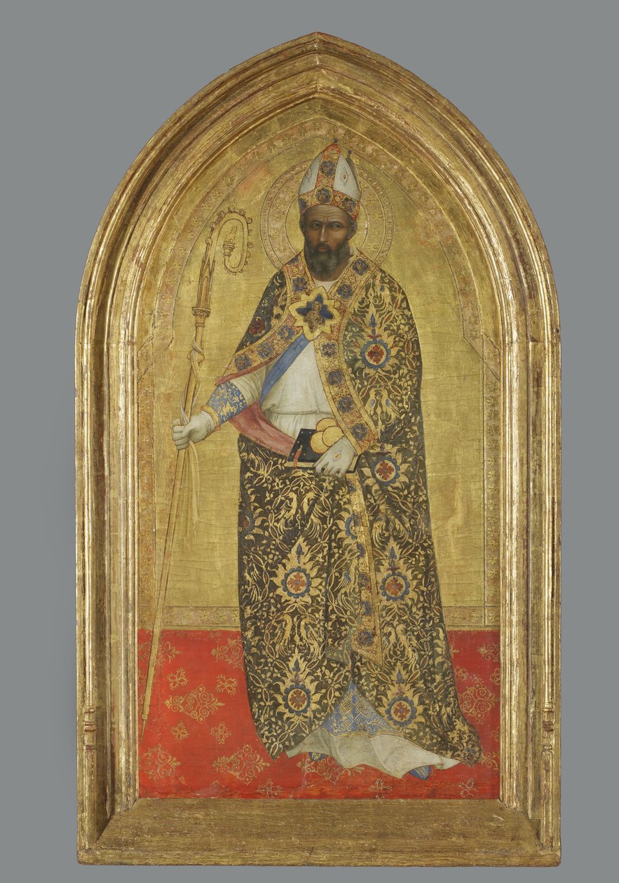 Saint Nicholas of Bari, ca. 1360-1365 (tempera på panel) av Nardo di Cione