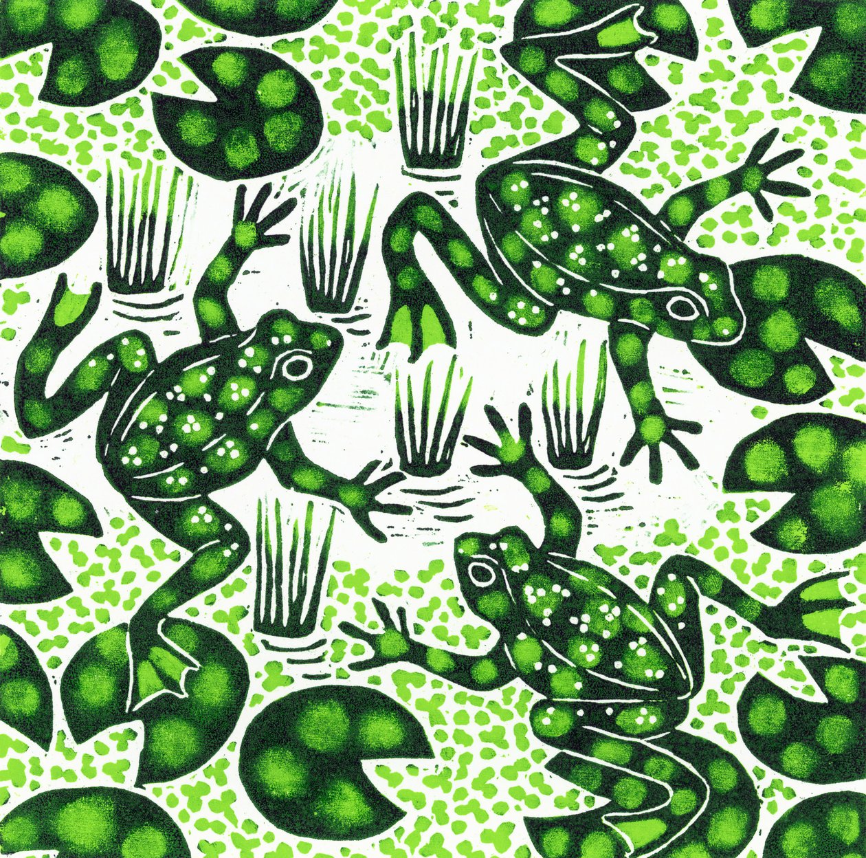 Leaping Frogs, 2003 av Nat Morley