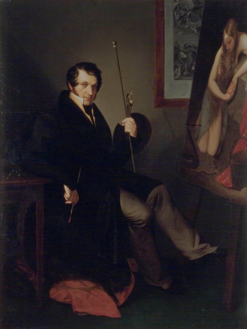 Selvportrett, 1831. av Natale Schiavoni
