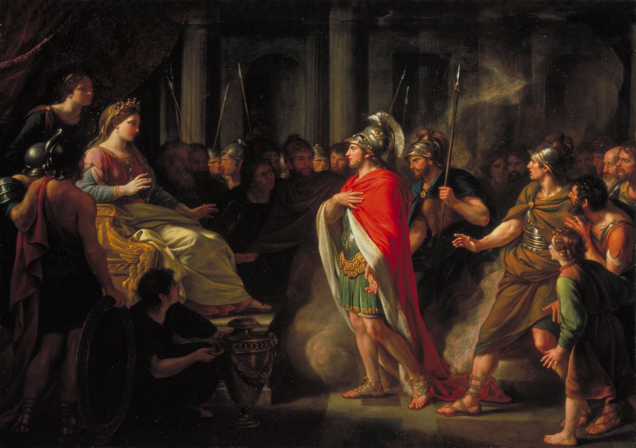 Møtet mellom Dido og Aeneas av Nathaniel Dance Holland