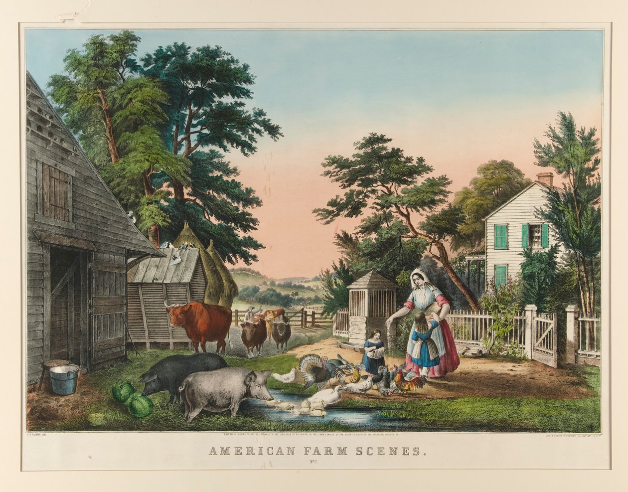 Amerikanske gårdsscener. nr.2 av Nathaniel Currier