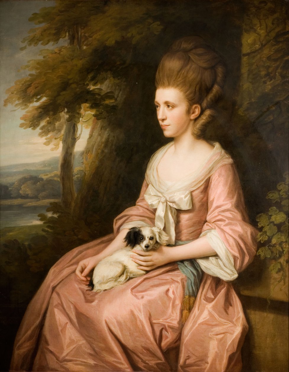 Portrett av frøken Hargreaves, 1750-1800. av Nathaniel Dance Holland