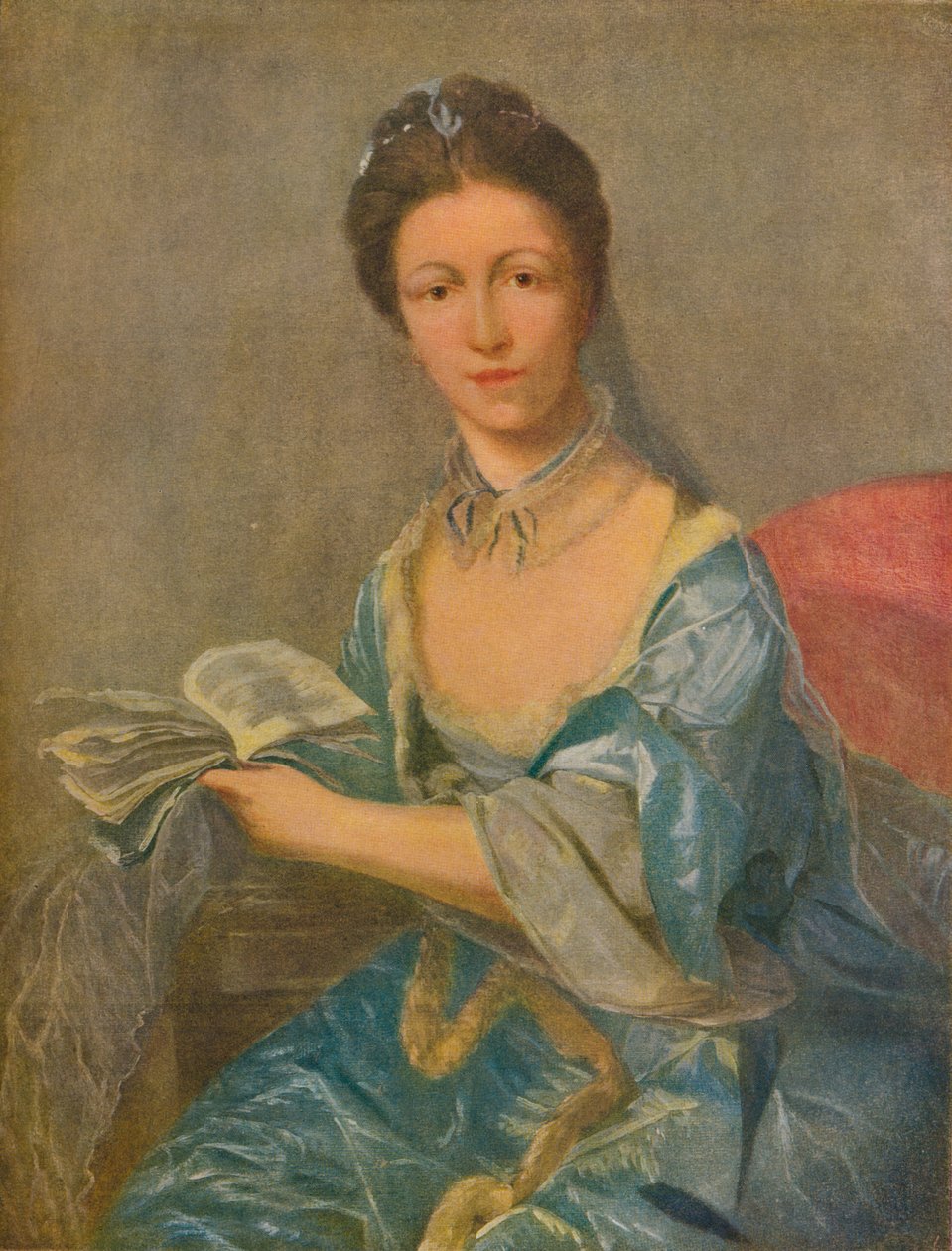 Fanny Burney Mme. DArblay, c1780, 1920. av Nathaniel Hone