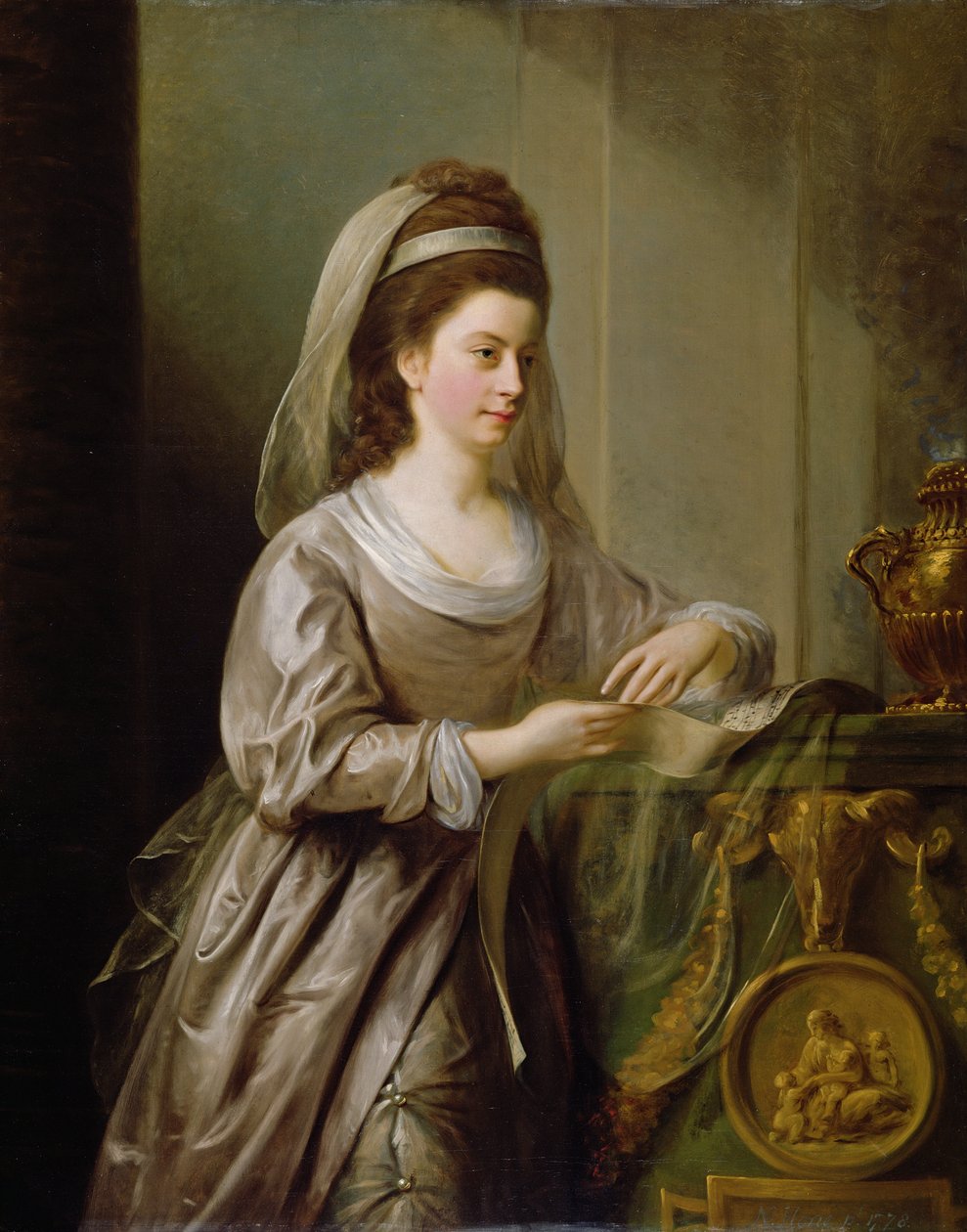 The Hon. Fru Nathaniel Curzon, 1778 av Nathaniel Hone