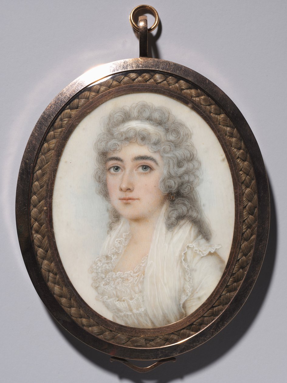 Portrett av en kvinne, ca. 1795. av Nathaniel Plimer